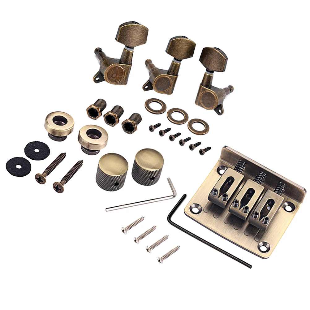 Комбо наборы бронзового цвета седло мост Настройки колышки управления ручки