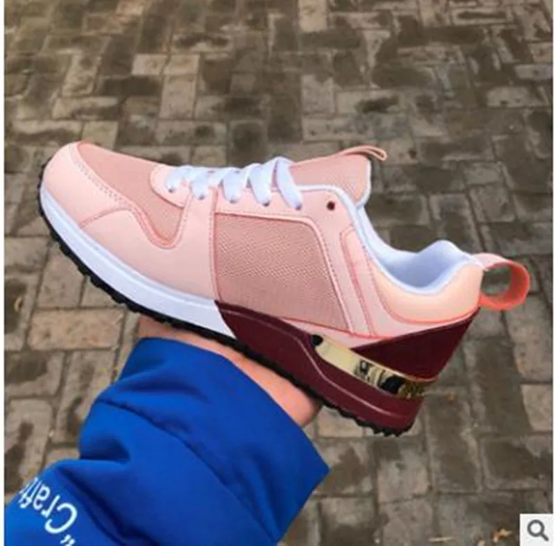 Women Running shoes Leather Casual Shoes Sport Breathable Anti-Slip Outdoor Fashion Big Size Vulcanized 35-43 C8248 |