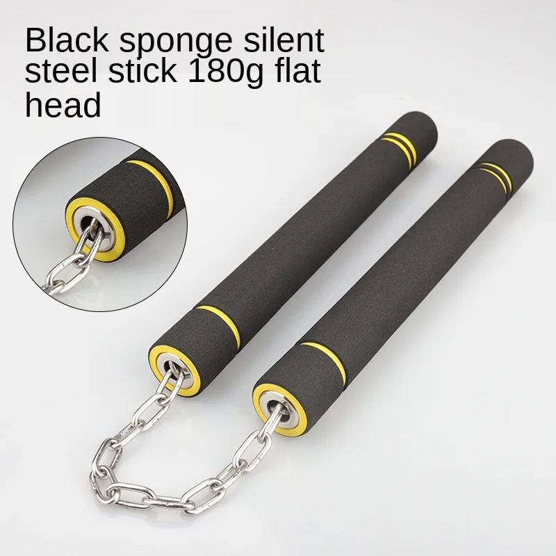 

TT Stainless Steel Nunchaku Sponge Practice Beginner Adult and Children Performance Taekwondo