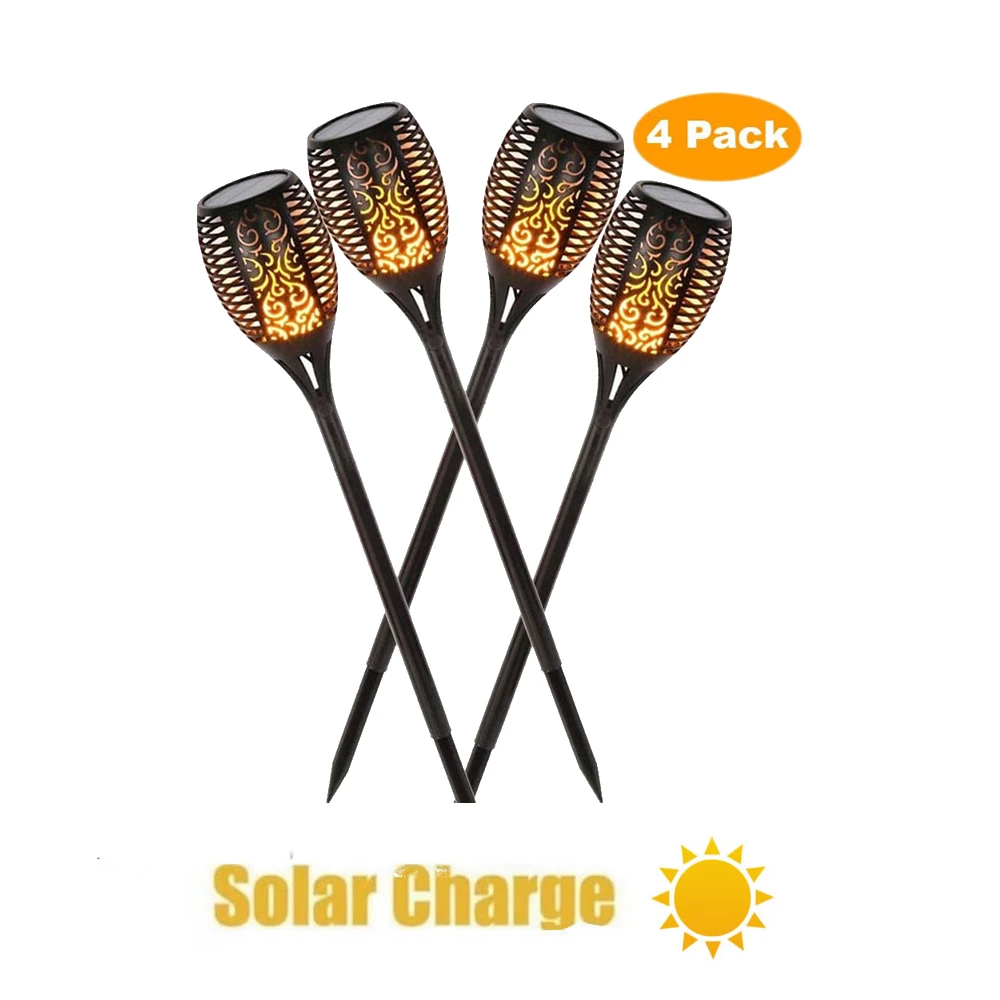 

1/8 pcs Dancing Flame Light Solar Light Mpow IP65 Waterproof LED Solar Torch Light Outdoor Path Yard Decor Solar Garden Light la