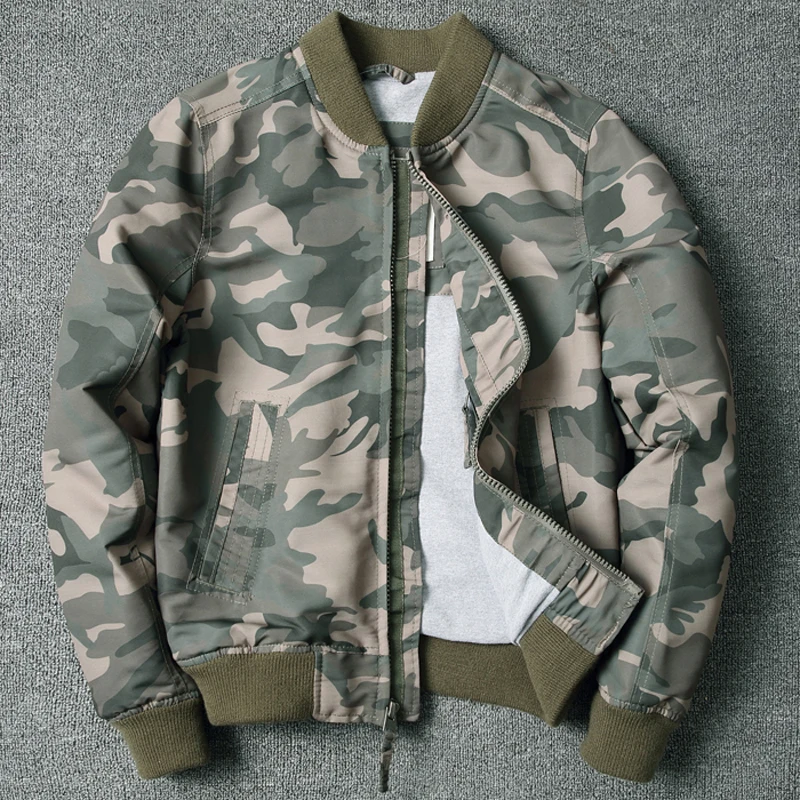 Мужская хлопковая куртка в американском стиле брендовая камуфляжная