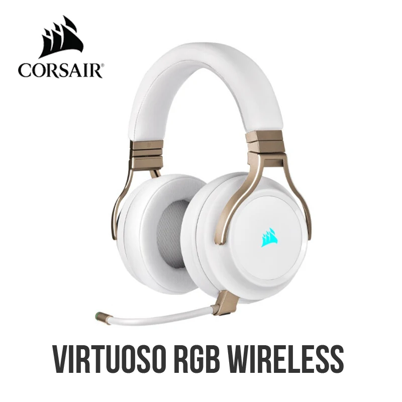 

Corsair Virtuoso RGB Wireless Gaming Headset-High-Fidelity 7.1 Surround Sound/Broadcast Quality Microphone-20 Hour Battery Life