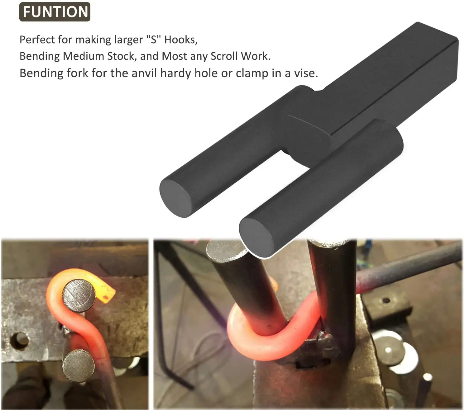 Blacksmith Hardy Anvil Tool 1&quot hardy Turning Bending Forge Scrolling Twisting | Special Disassembly