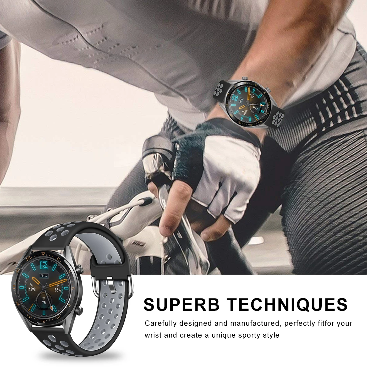 Для huawei Watch GT 2 ремешок 22 мм гибкий мягкий силиконовый Смарт-часы с заменой ремешка браслет для huawei Watch GT2