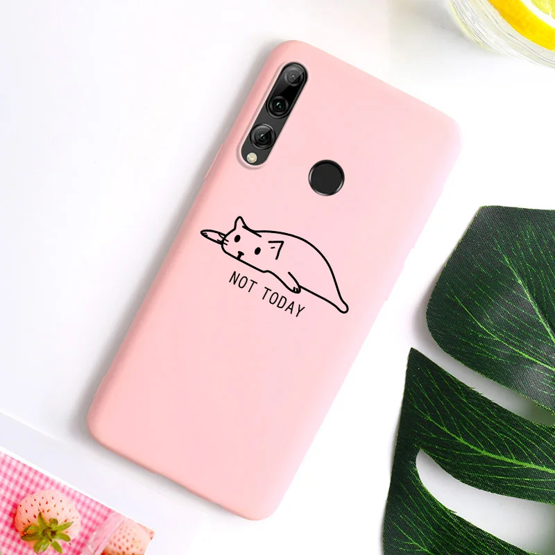 Яркий чехол для huawei P Smart чехол Z Plus для huawei Y9 Y7 Pro Y6 Y5 Lite Y6 Prime Y5 Y3 милый чехол с котом - Цвет: 009I046