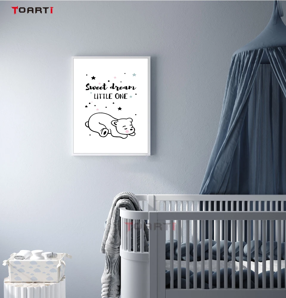 Постер Sweet Dream Little One с принтом современный Декор для дома модульная Настенная