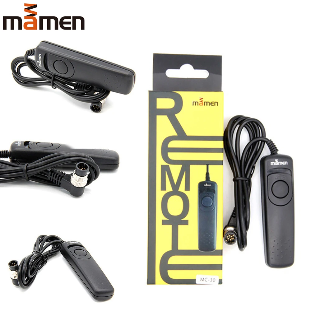 MAMEN MC-DC2 MC-30 RS-60E3 RS-80N3 фотографии Камера пульт дистанционного управления спуском фотографического затвора с Камера пульт дистанционного управления Шнур для цифровой зеркальной камеры Canon Nikon