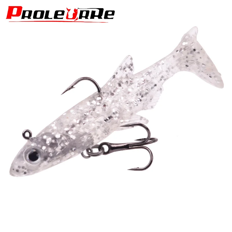 

1PCS Small Jig Head Easy Shiner Soft Lure 50mm 3.5g Silicone Wobblers Artificial Soft Bait Sea Bass Carp Hooks Fishing Tackle