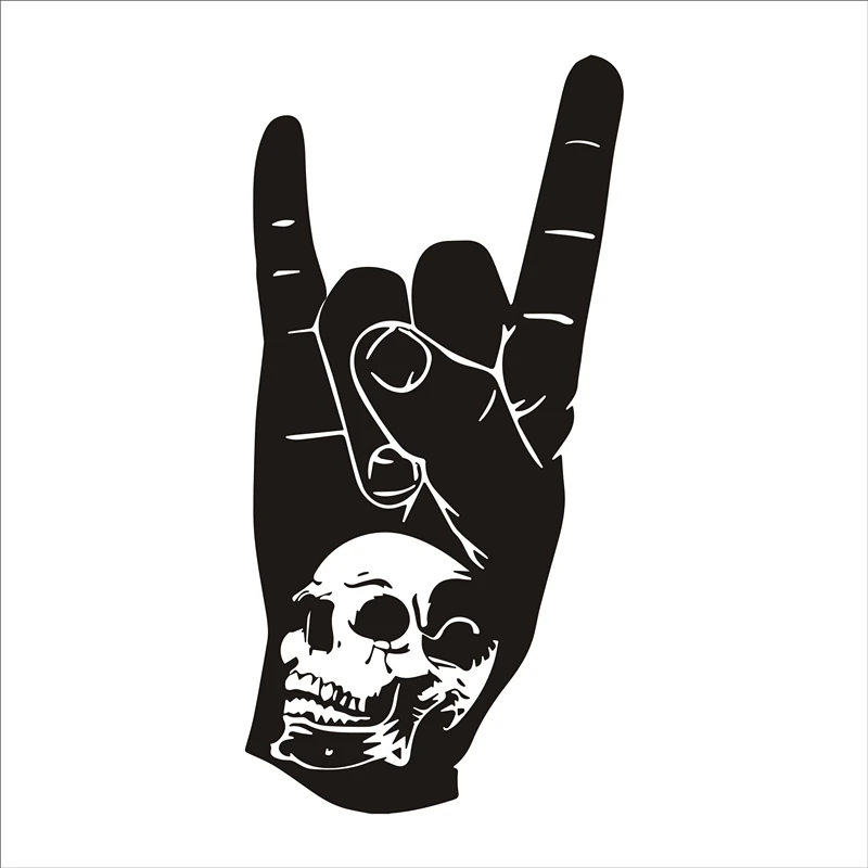 

15cmx7cm Distinctive gesture Vinyl Car stickers Decals Motorcycle Accessories Car-Window Decorative Goods PVC