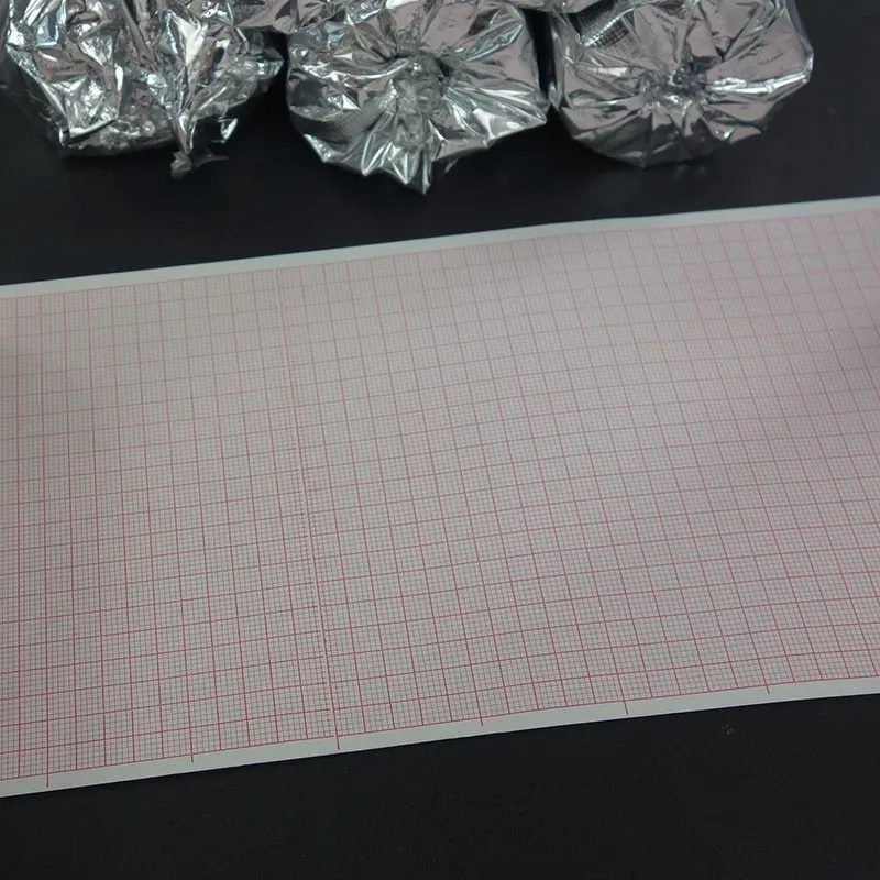 

10 pieces/lot ECG printing paper ECG drawing 50mm*20m single lead ECG machine dedicated ECG recording paper