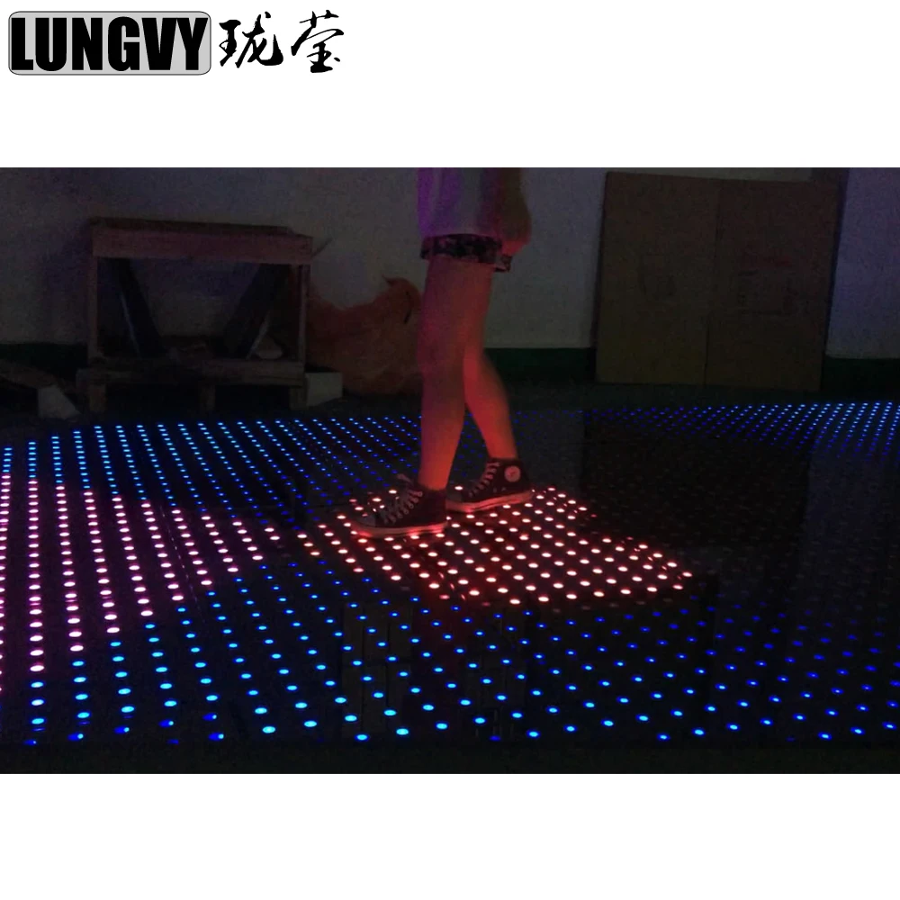 

Интерактивная Светодиодная панель для танцпола 8x8 пикселей, светодиодсветильник панель для видео, танцпола, свадьбы, диджея, диско, ночного клуба