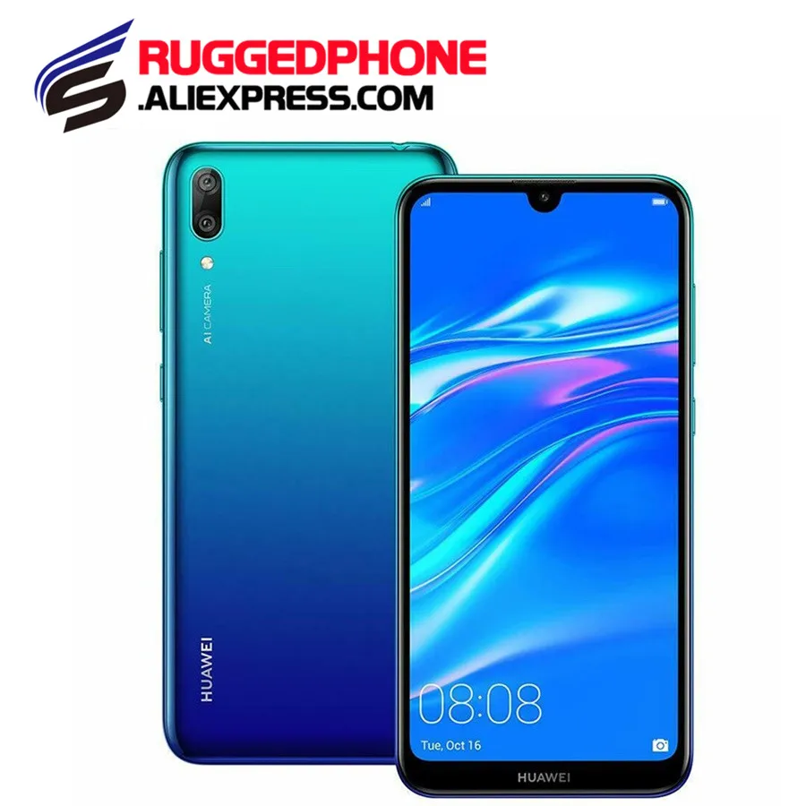 Huawei Enjoy 9 Y7 PRO 2019 мобильный телефон 4 Гб 64 Восьмиядерный 6 26 &quot4000 мАч 13MP AI двойная
