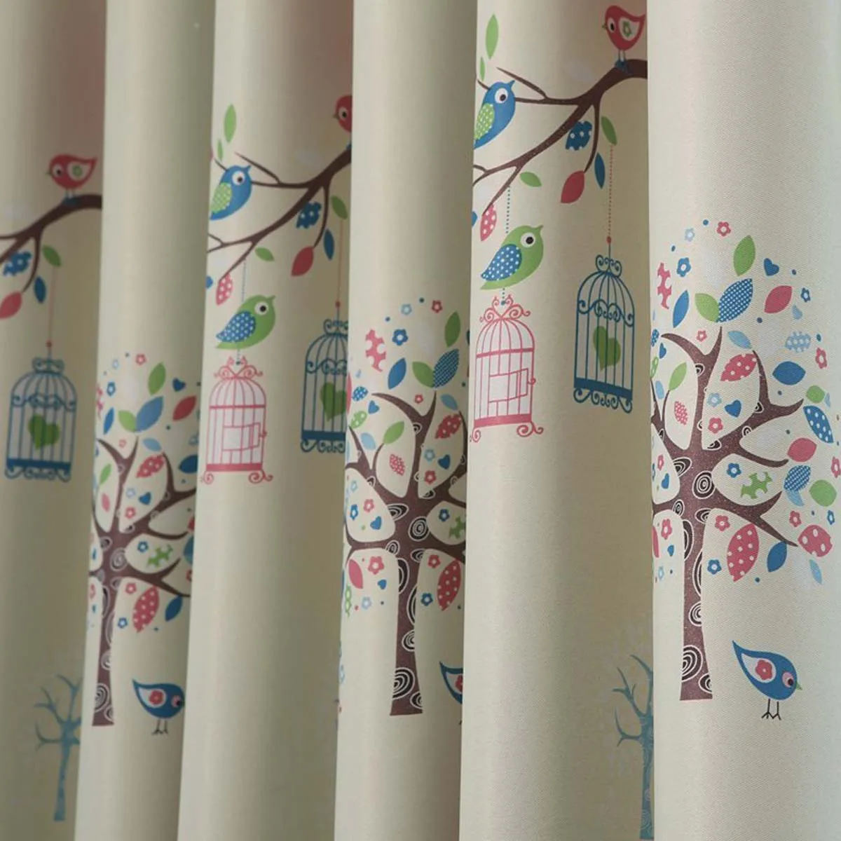 Happy Tree Design Window Curtains for Living Room Bedroom Lovely Children Drapes | Дом и сад