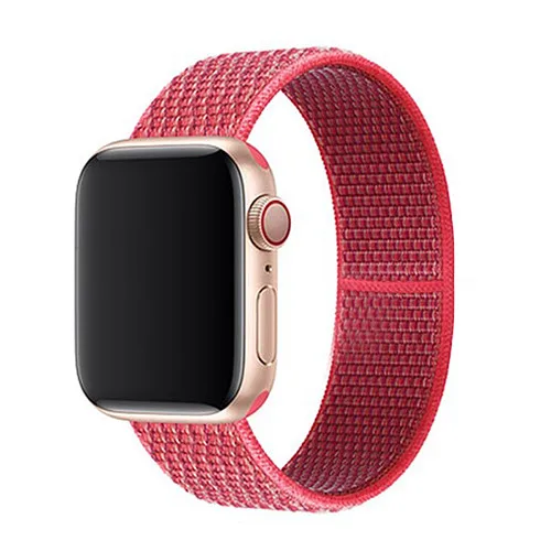 Спортивный нейлоновый ремешок для apple watch 4, apple watch 5, ремешок correa iwatch 44 мм, 40 мм, 38 мм, 42 мм, apple watch series 4, 3, 2, 1 - Цвет ремешка: NEW Hibiscus