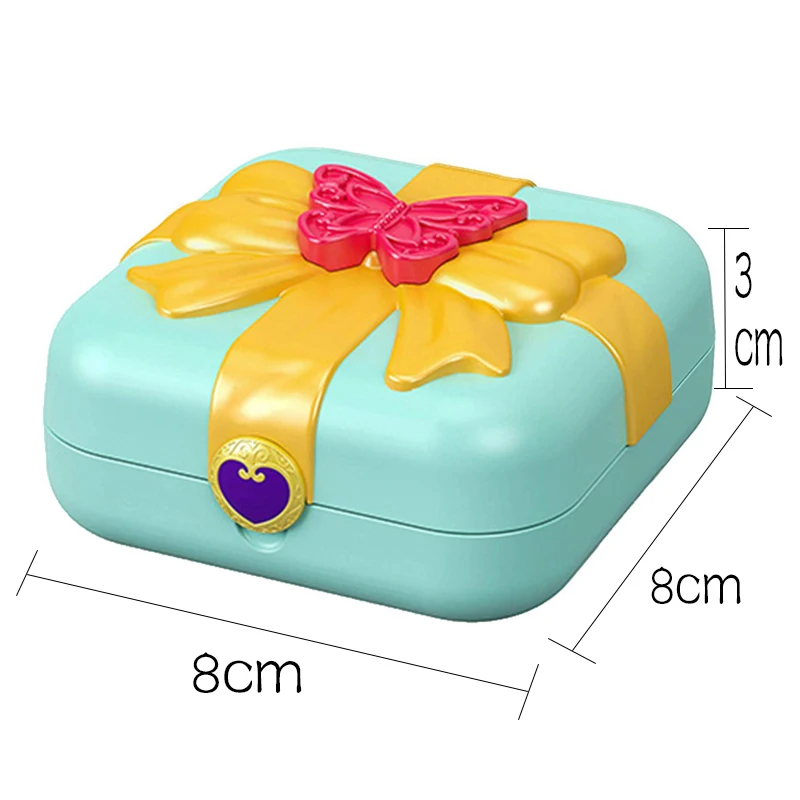 

Polly Pocket Cute Girl Doll Hidden World House Original Mini Scene Girls Set Toys for Children Gift Mermaid Kids Toy Accessories