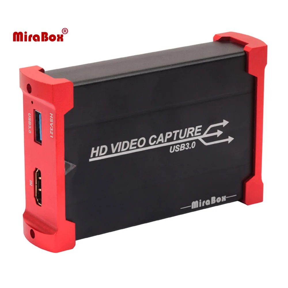 MiraBox HDMI к USB3.0 игра потоковая прямая трансляция 1080P HD видео карта захвата для PS4
