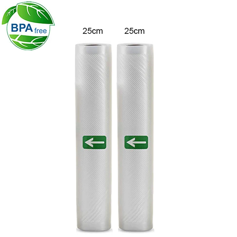 2 рулона/1 слот пакеты для вакуумного упаковщика Еда вакуум закаточной машинки