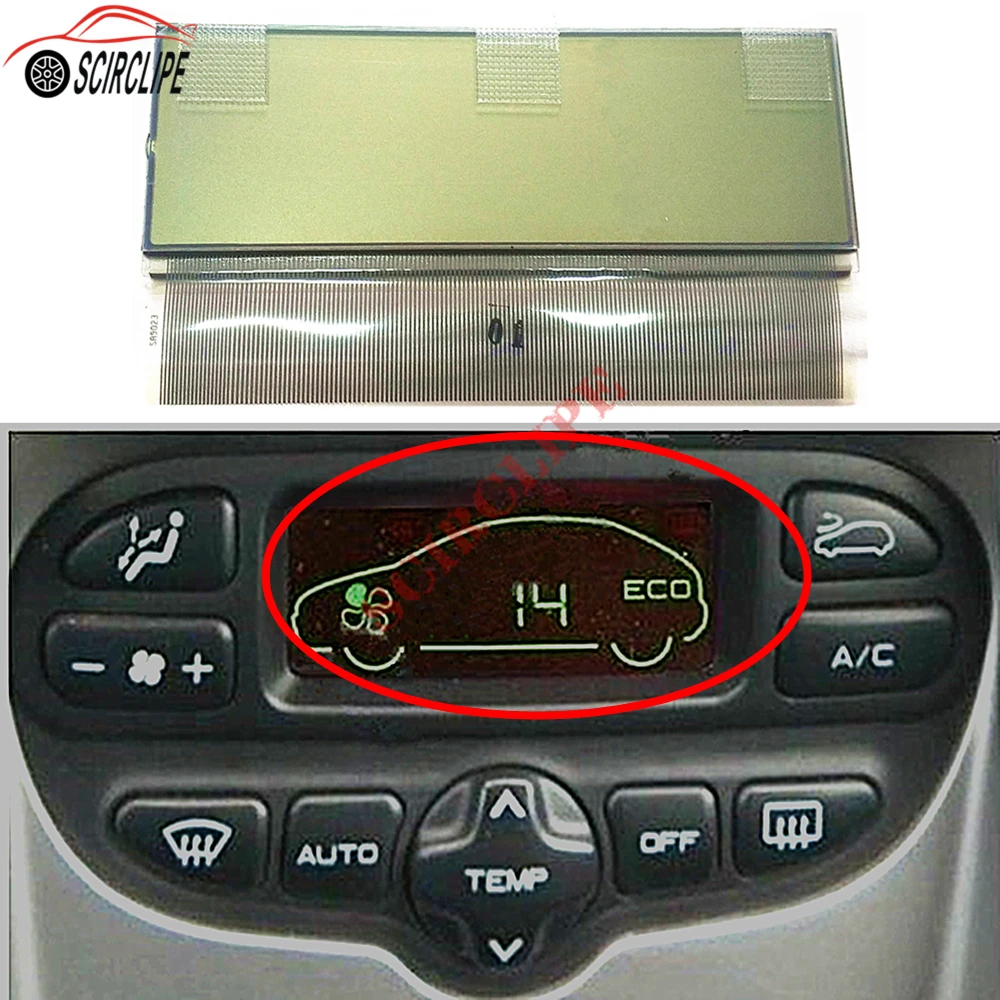 Автомобильный ACC зеленый ЖК дисплей с лентой климат контроль экран ремонт