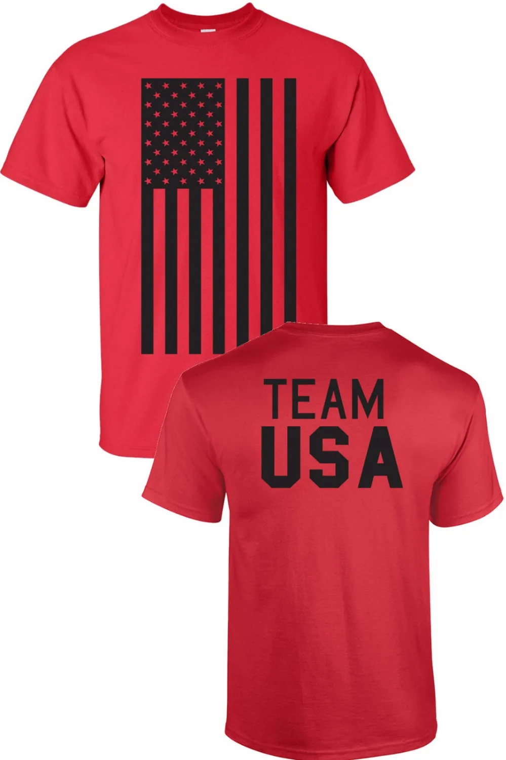 Футболка мужская с принтом тенниска короткими рукавами популярная Команда США