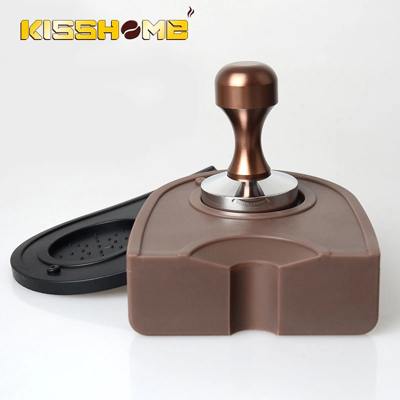 Полуавтоматическая кофейная Подушечка для пудры панель силиконовая