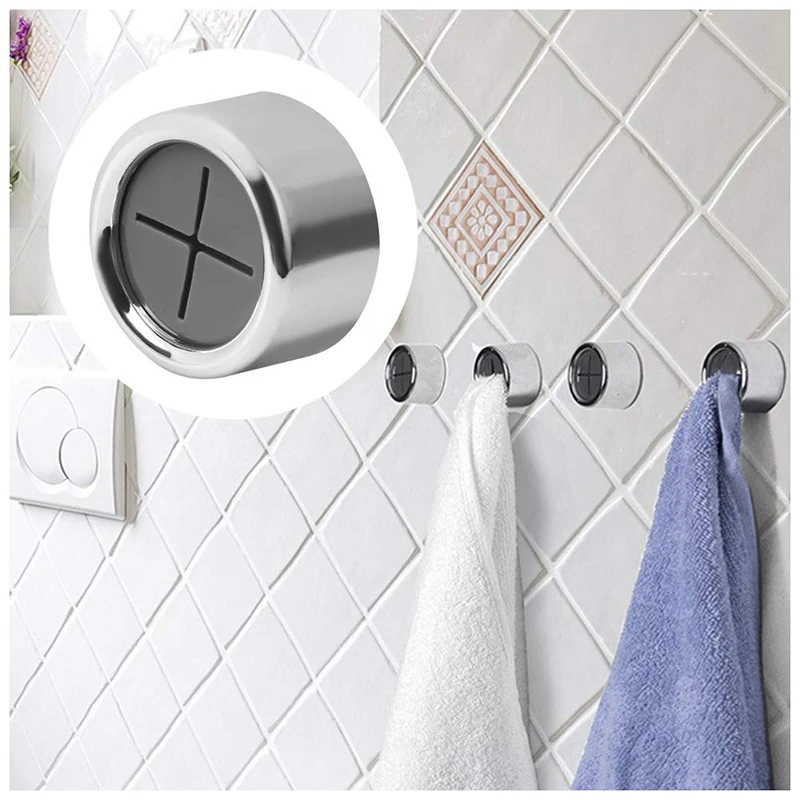 

3pcs Self-Adhesive Wall Hook Towel Clip Cleaning Cloth Rack Holder Bathroom Storage Hook Wall Mounted Kitchen Towel Rack Hanger