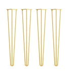 Железная подставка для мебели высотой 60 см, 4 шт.