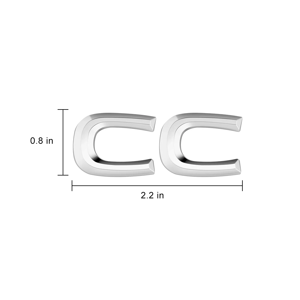 Наклейка на багажник ABS CC для Volkswagen VW Passat B6 B7 Golf 4MK4 MK5 Scirocco LAVIDA Tiguan Touareg Jetta MK6 EOS Polo |