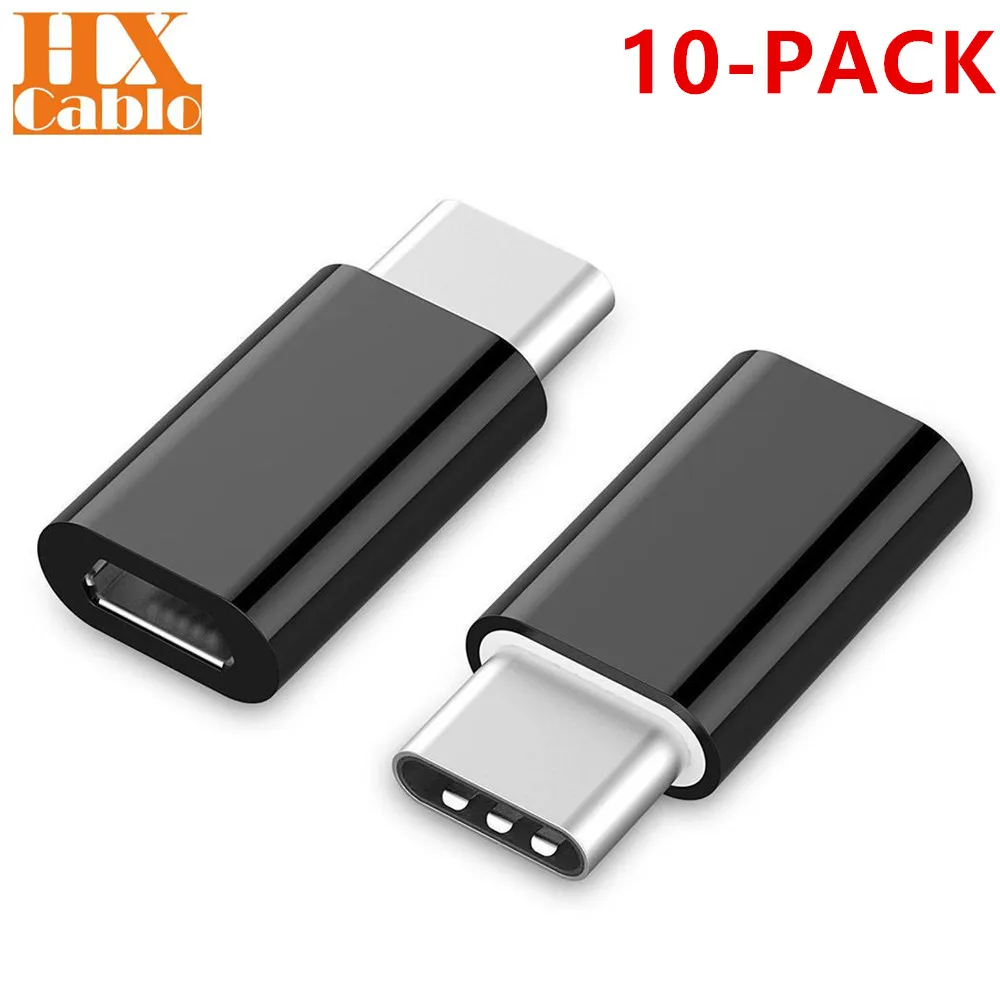 10 шт. USB 3 1 Type-C папа к Micro Женский конвертер USB-C адаптер Тип C устройство для Samsung Galaxy