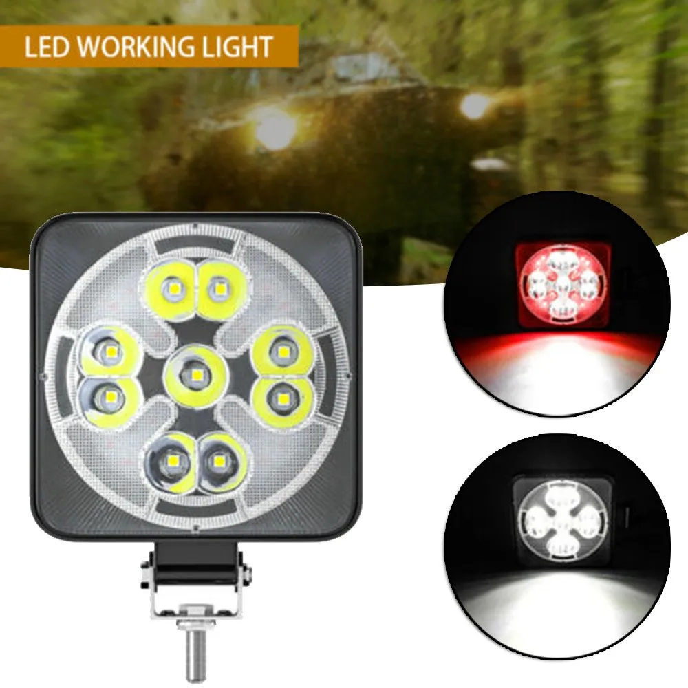 

High Power Light Lamp Work Off-road Driving Headlights Square 6500K-7500K