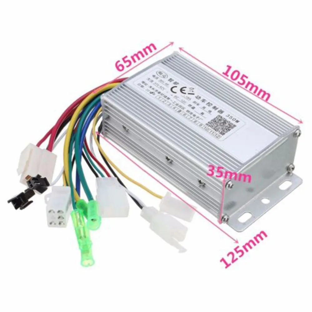

2018 Newest 36V/48W 350W Waterproof Design Brush Speed Motor Controller for Electric Scooter Bicycle E-Bike Tricycle Controller