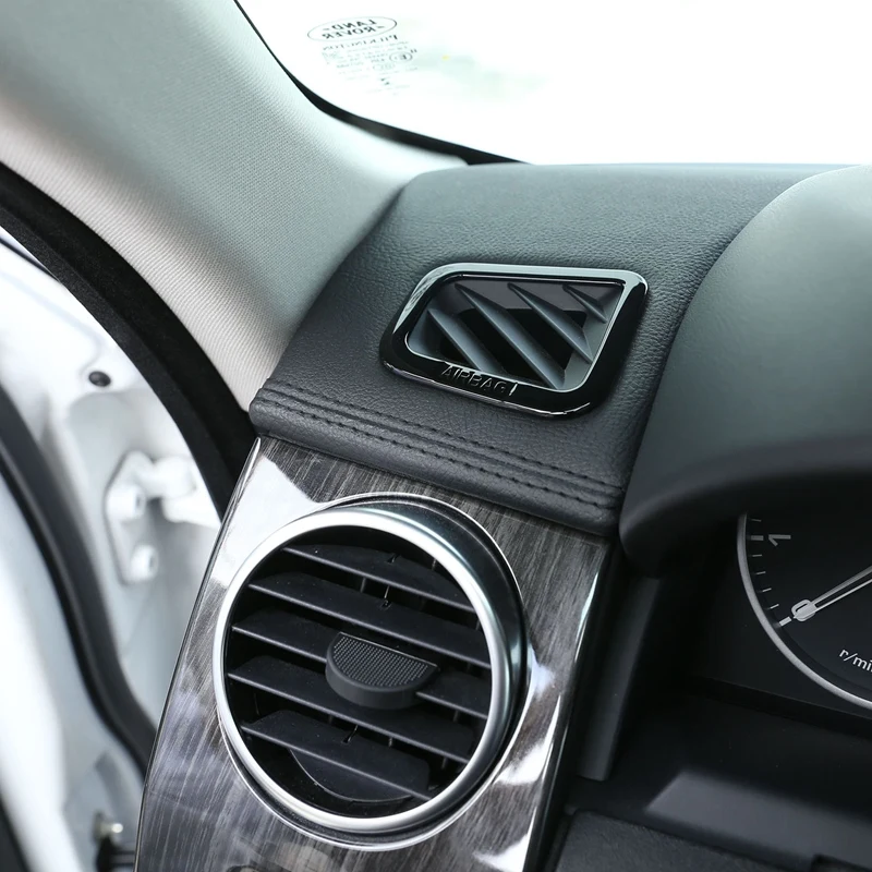 

Car ABS Black Dashboard Air Vent Outlet Frame Cover Trim for Land Rover Discoversy 4 Range Rover Sport 2009-2016