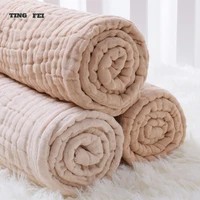 6 layers bamboo cotton sleeping warm quilt bed cover muslin baby blanket baby receiving blanket infant kids swaddle wrap blanket