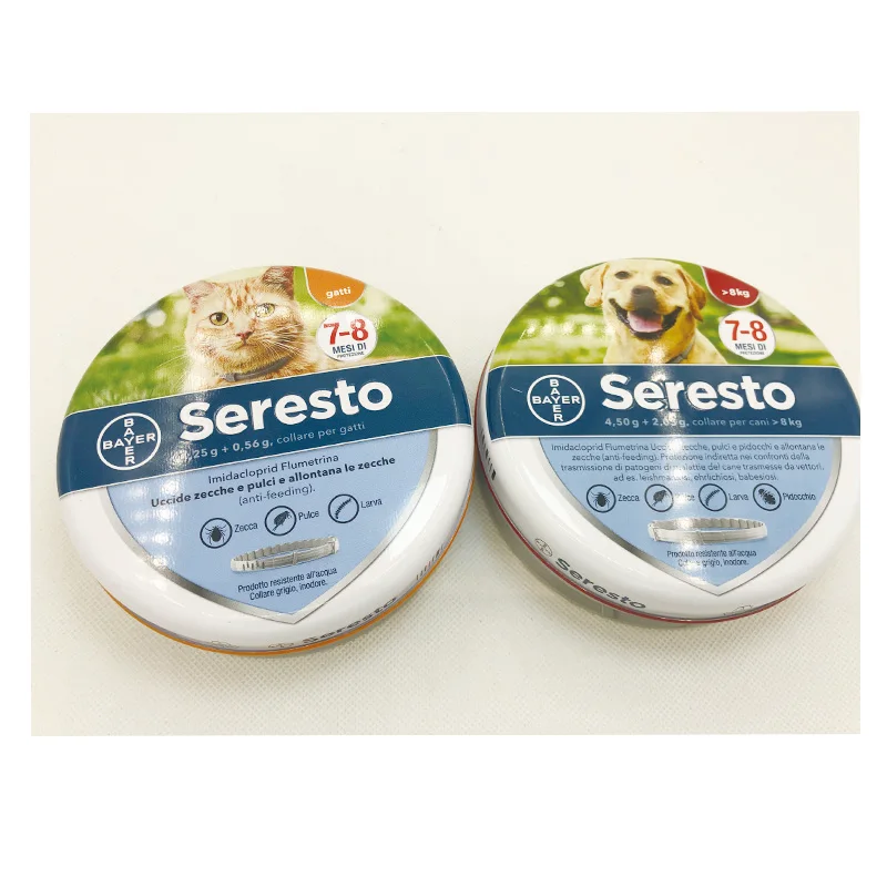 Seresto ветеринарии Блоха и тикание больших собак до 8 месяцев от блох клещей