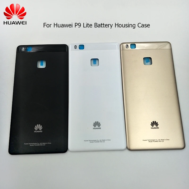 Оригинальный 3D чехол для Huawei P9 Lite запасной стеклянный задней панели корпуса с