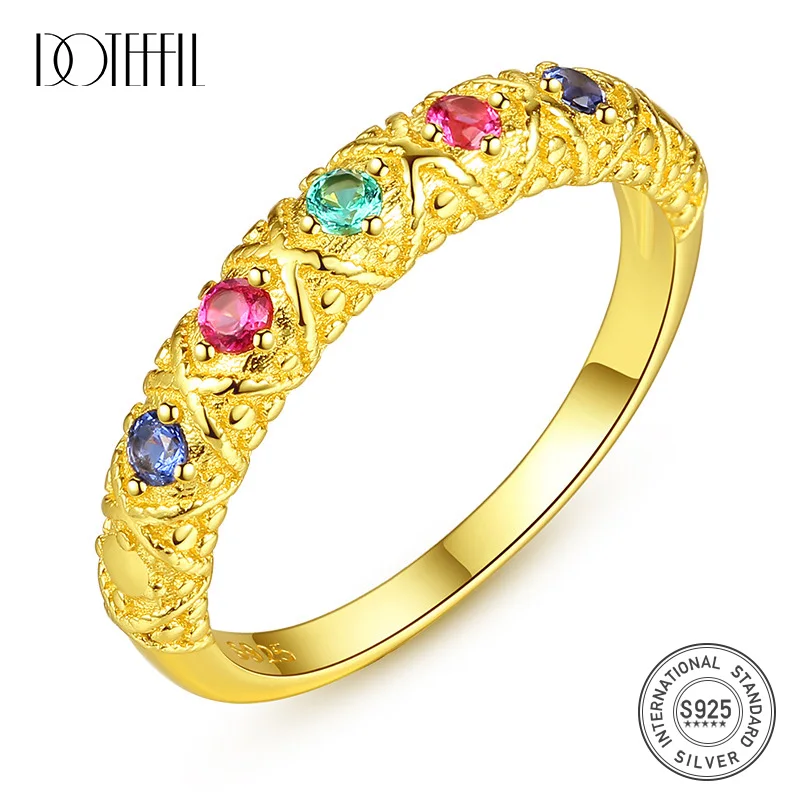 

Кольцо женское DOTEFFIL с топазом, из серебра 925 пробы