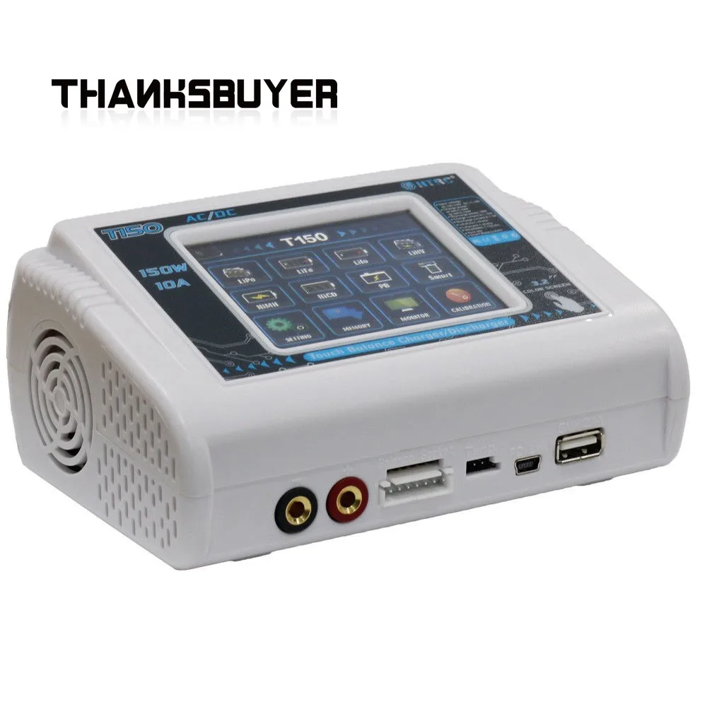 LiPo NiMH Battery Dis charger HTRC T150 150W RC Balance Charger с сенсорным экраном | Игрушки и хобби