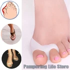 1 пара, корректор вальгусной деформации большого пальца стопы, ортопедический силиконовый разделитель большого пальца стопы, корректор для педикюра