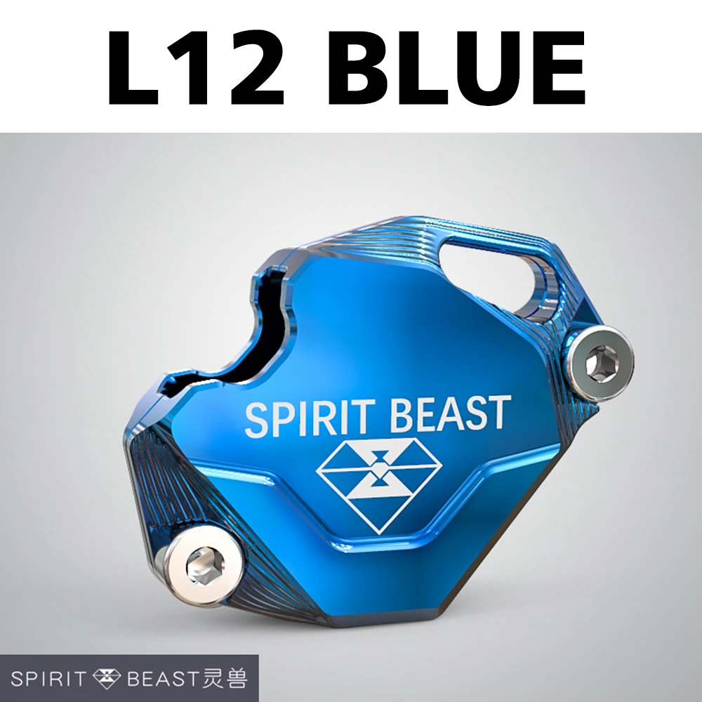 Чехол для ключей мотоцикла SPIRIT BEAST, аксессуары для скутера, CNC алюминиевый чехол для SUZUKI Yamaha - Цвет: Blue