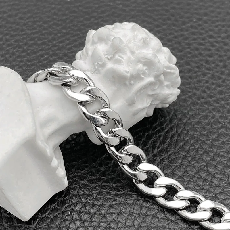 Цепочка кубинская водонепроницаемая подарочное ожерелье из нержавеющей стали