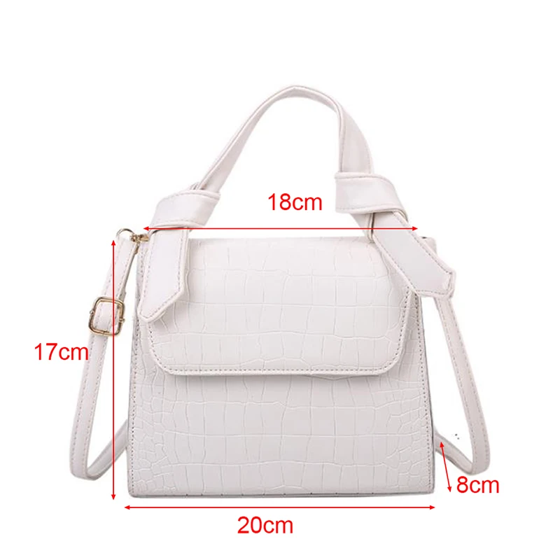 

Vintage Crocodile Pattern Women Messenger Bag Tote Bag Handbag Shoulder Bag