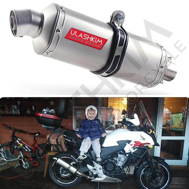 Универсальная выхлопная труба глушителя для мотоцикла CB400FOUR CB400SF CB400SB VTEC Ver.R Ver.S NC31