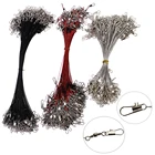 15 см20 см25 см, стальная леска с защитой от укусов, поводок со свинцовым сердечником, рыболовная проволока, высококачественные рыболовные аксессуары