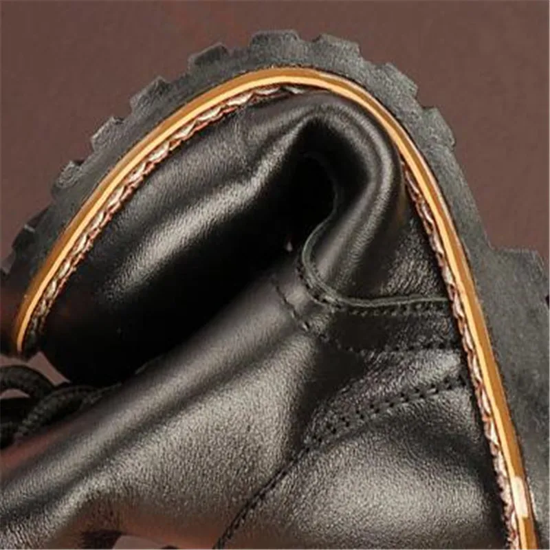 Осень 2020 Детские Водонепроницаемые ботинки из натуральной кожи Ботильоны на