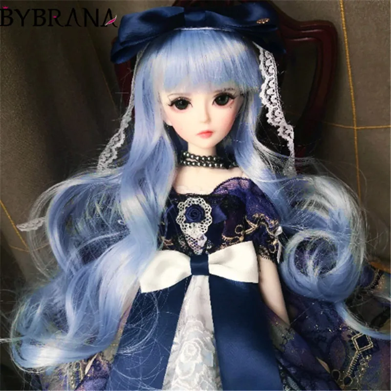Bybrana Bjd кукла волосы высокого Температура волокна BJD парик аксессуары для куклы