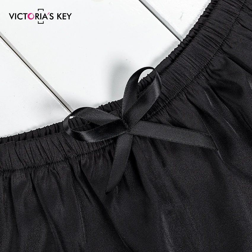 Черный пижамный комплект от Виктории женский сексуальный кружевной одежды для