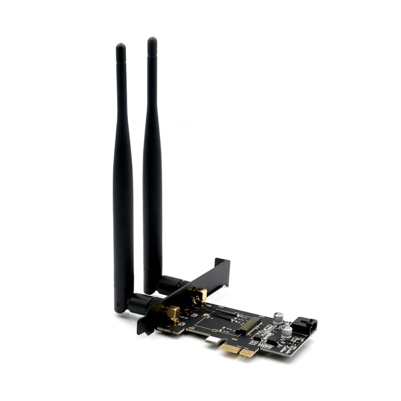 NGFF M.2 ключ A к PCI-e 1X адаптер для Wi-Fi и Bluetooth карты |