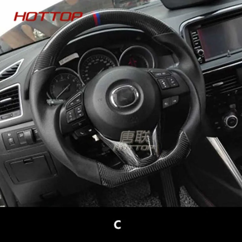 Автомобильное рулевое колесо из углеродного волокна для MAZDA3 Axela CX 5|Рулевые