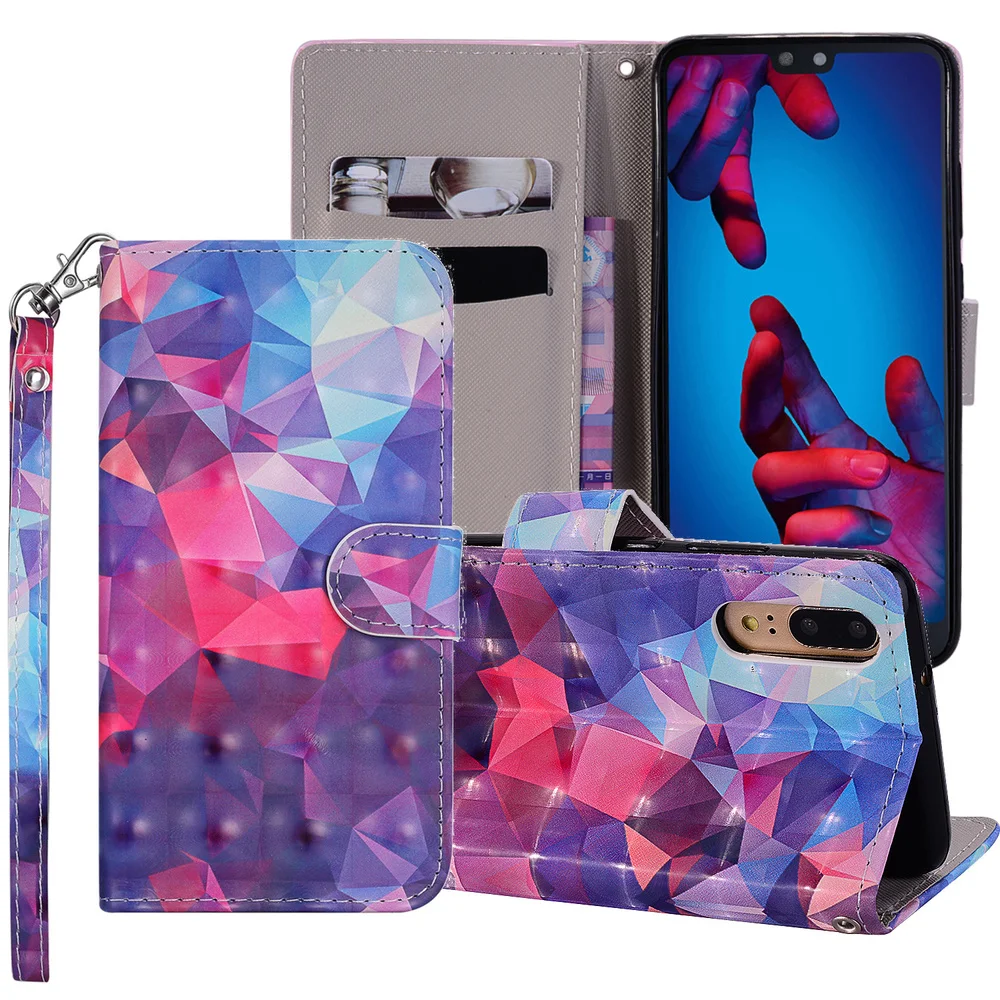 Чехол с рисунком для huawei P20 Lite, чехол P30 mate 20 10 Lite, чехол-книжка mate 20 X Pro, чехол с откидной крышкой и подставкой, чехол Huewai Huawai