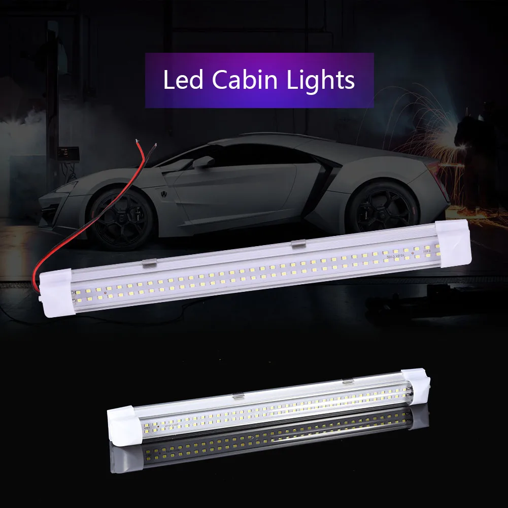 

Car LED Strip Light Car Styling interior decorative Atmosphere Lamps LED Tube 12V-80V Tube LED Compartment Light LED T5 Tube