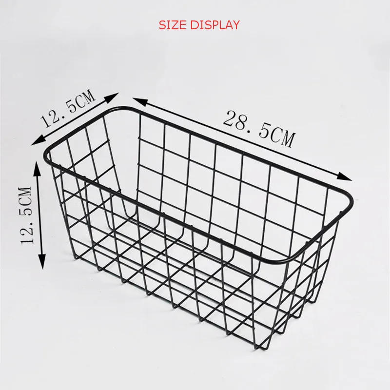 

Wrought Iron Wall Shelf Holder Wall Mount Bathroom Shelf Kitchen Hanging Basket Storage Household Wall Hanging Rack Organizer